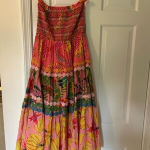 Farm Rio Strapless Dress